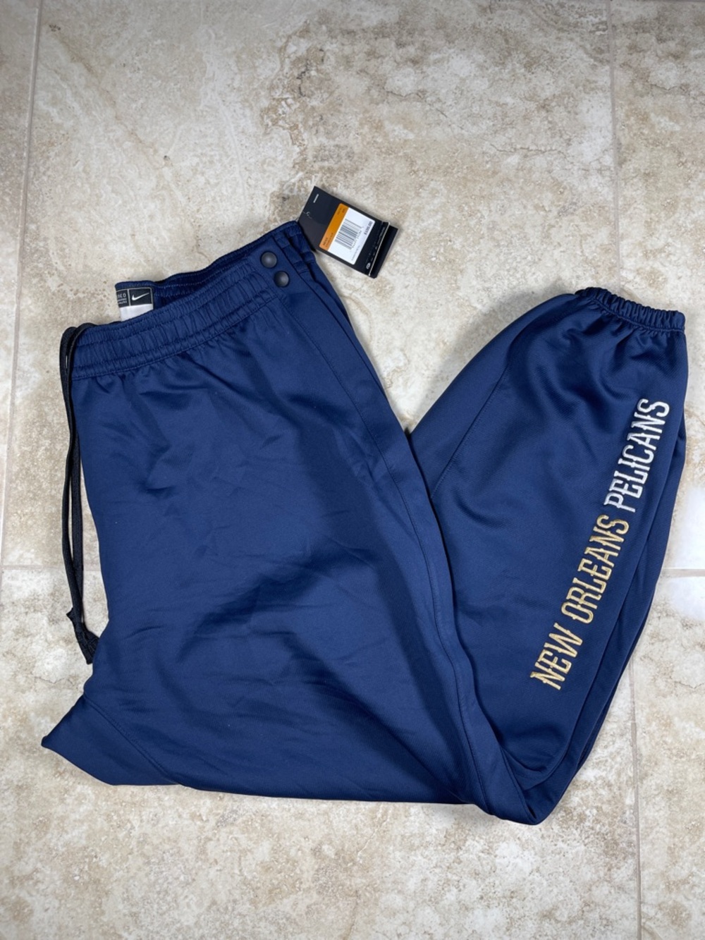 Nike New Orleans Pelicans NBA Athletic Tear Away Track Pants Size XXL